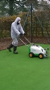 maintenance artificial equipment grass algae moss tennis treatment court